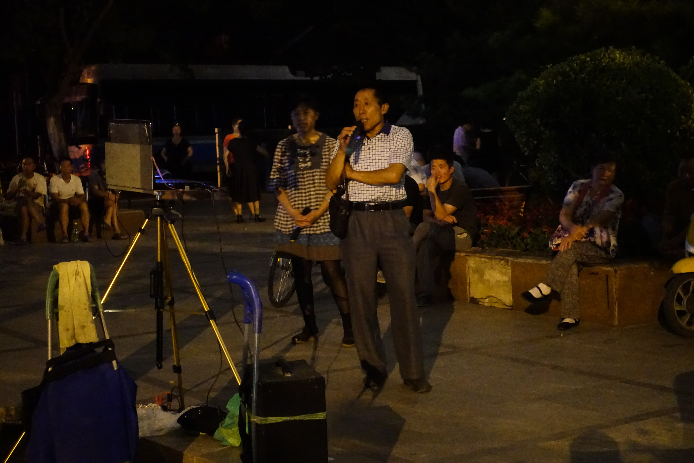 Karaoke on the streets of Beijing