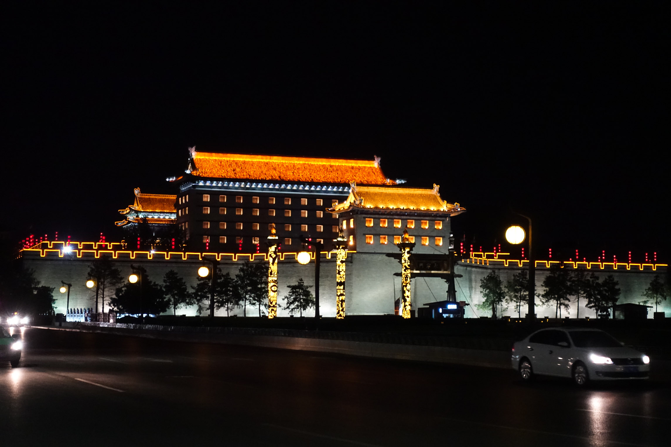 The light up walls of Xi'an